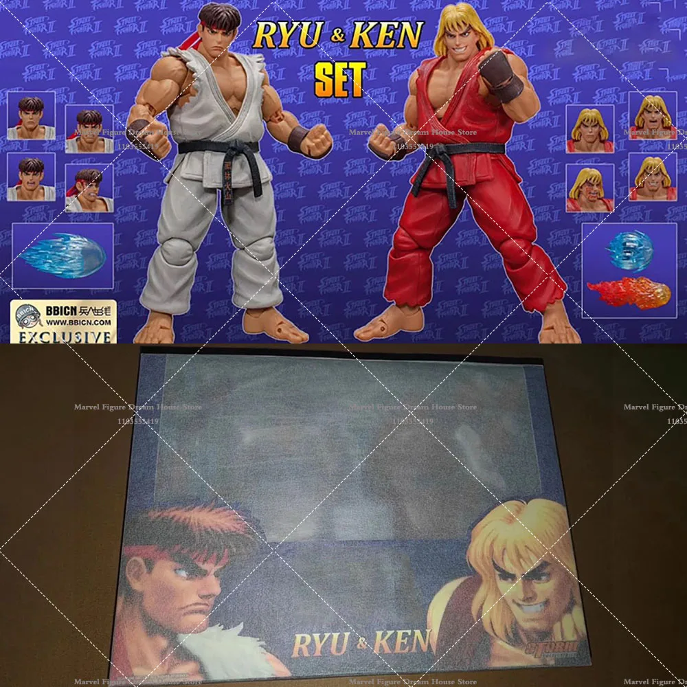 

In Stock Storm Toys CPSF25 1/12 Scale Men Soldier Fighter RYU & KEN Full Set 6inch Action Figure with Special Effects Accessorie