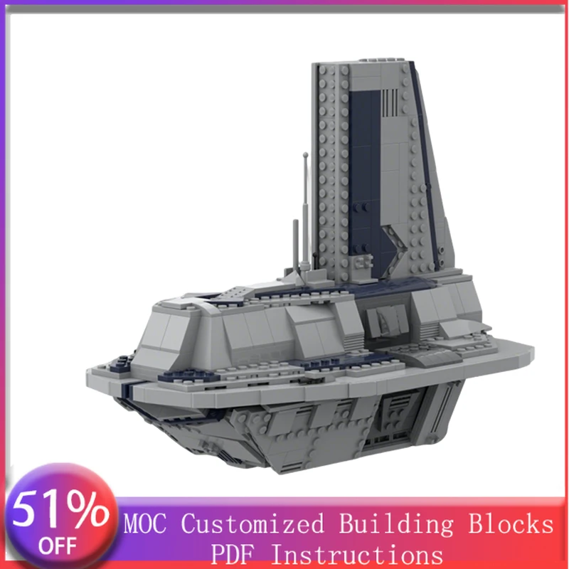 

759 PCS Star Battle seperatist shuttle MOC Customize Modular Building Block Creative Design Educational DIY Festival Toy Gift
