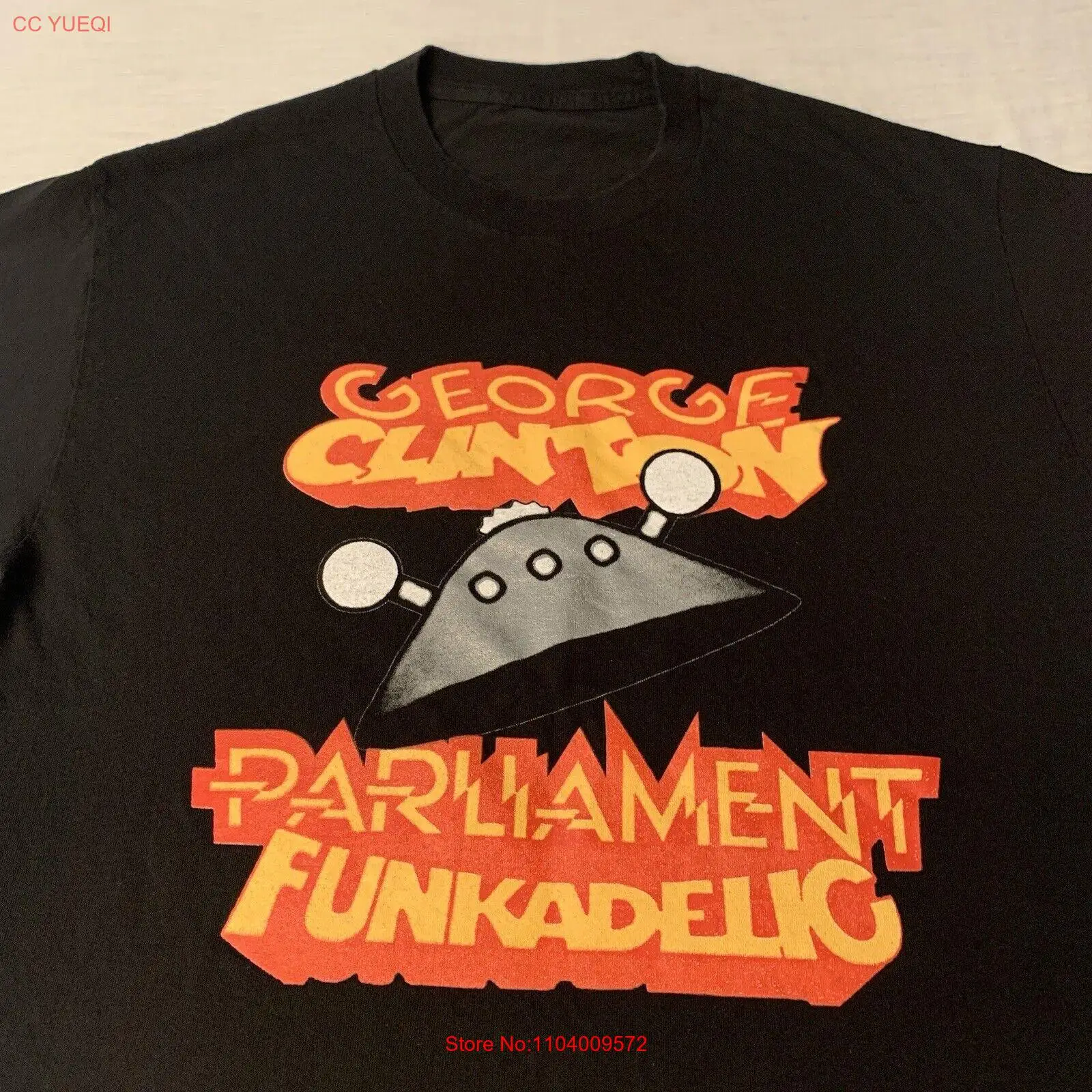 George Clinton Parliament Funkadelic T Shirt Size Medium One Nation Under Groove