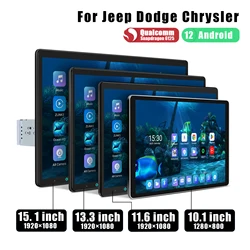 Joying Android 12 Duży ekran dotykowy Radio samochodowe Stereo Audio dla Jeep Dodge Chrysler Odtwarzacz multimedialny z Canbus Plug And Play