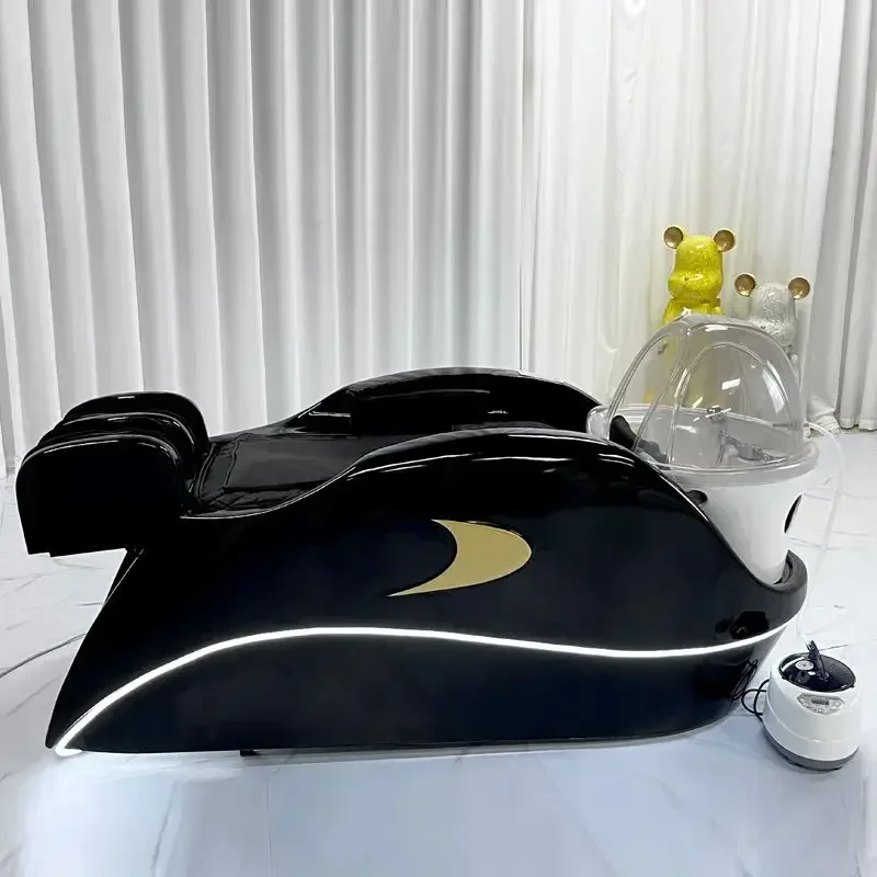 Máquina de cabelo econômica cabeça spa massagem massagem inteligente circulação de água spa cama pedicure cadeira cadeiras de barbear profissional sillas