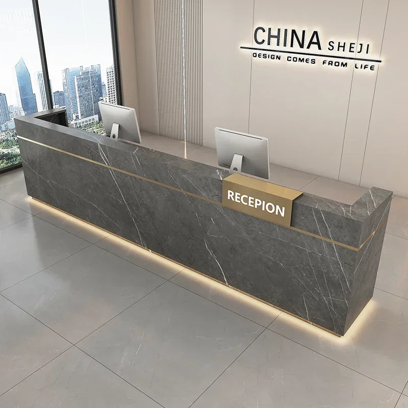 Bedrijf Receptie Hotellobby Verfbar Onroerend goed Marmering Kassier