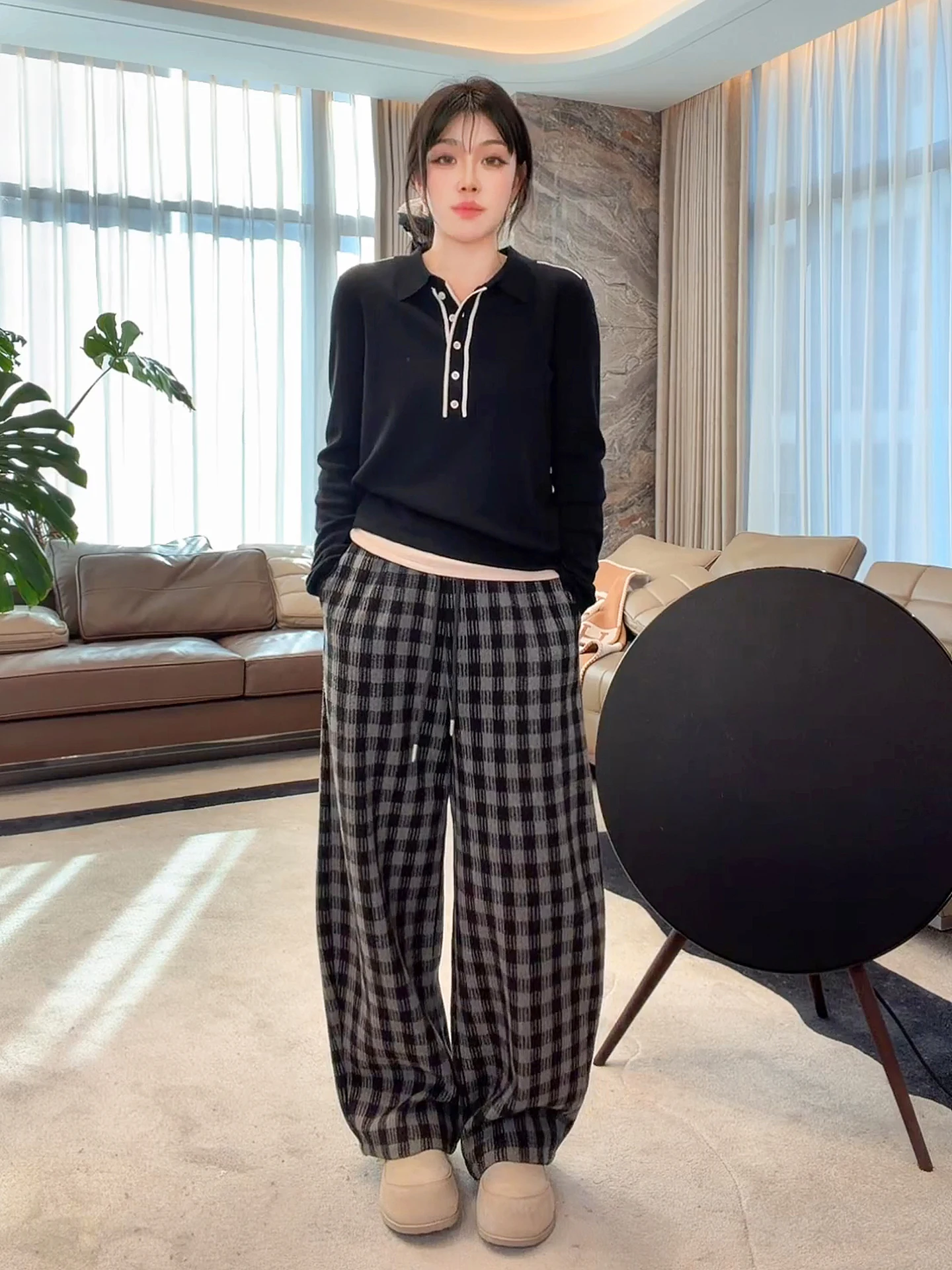 

Soft Skin-Friendly Lightweight Casual Knitted Wool Blend Sweater ME【Clavicle oulder】 M0233 Women's Faion Winter Warm L...