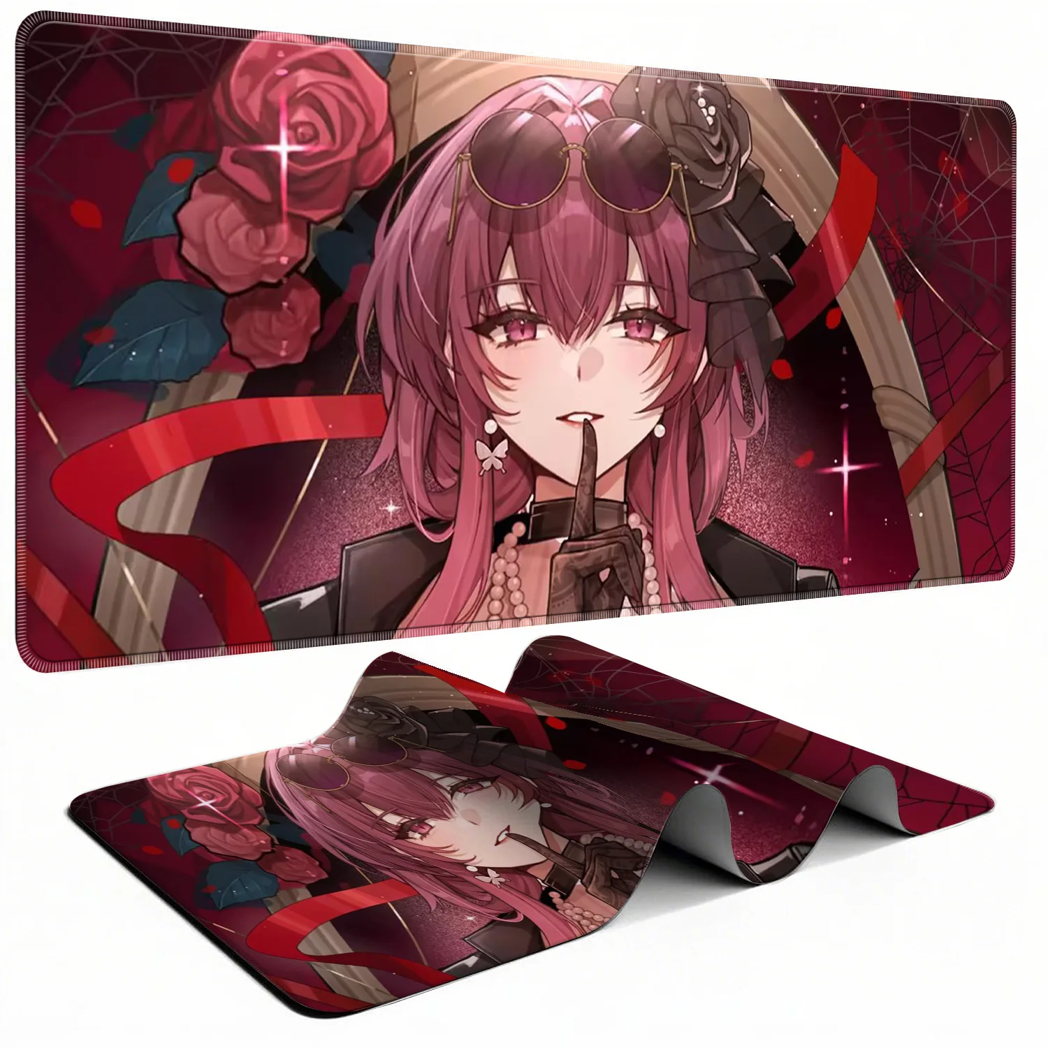 Large Mouse Mat Laptop Mousepad Gaming Cabinet Mouse Honkai Star Rail Kafka Natural Rubber Desk Mat Desk Mats Design Mousepads