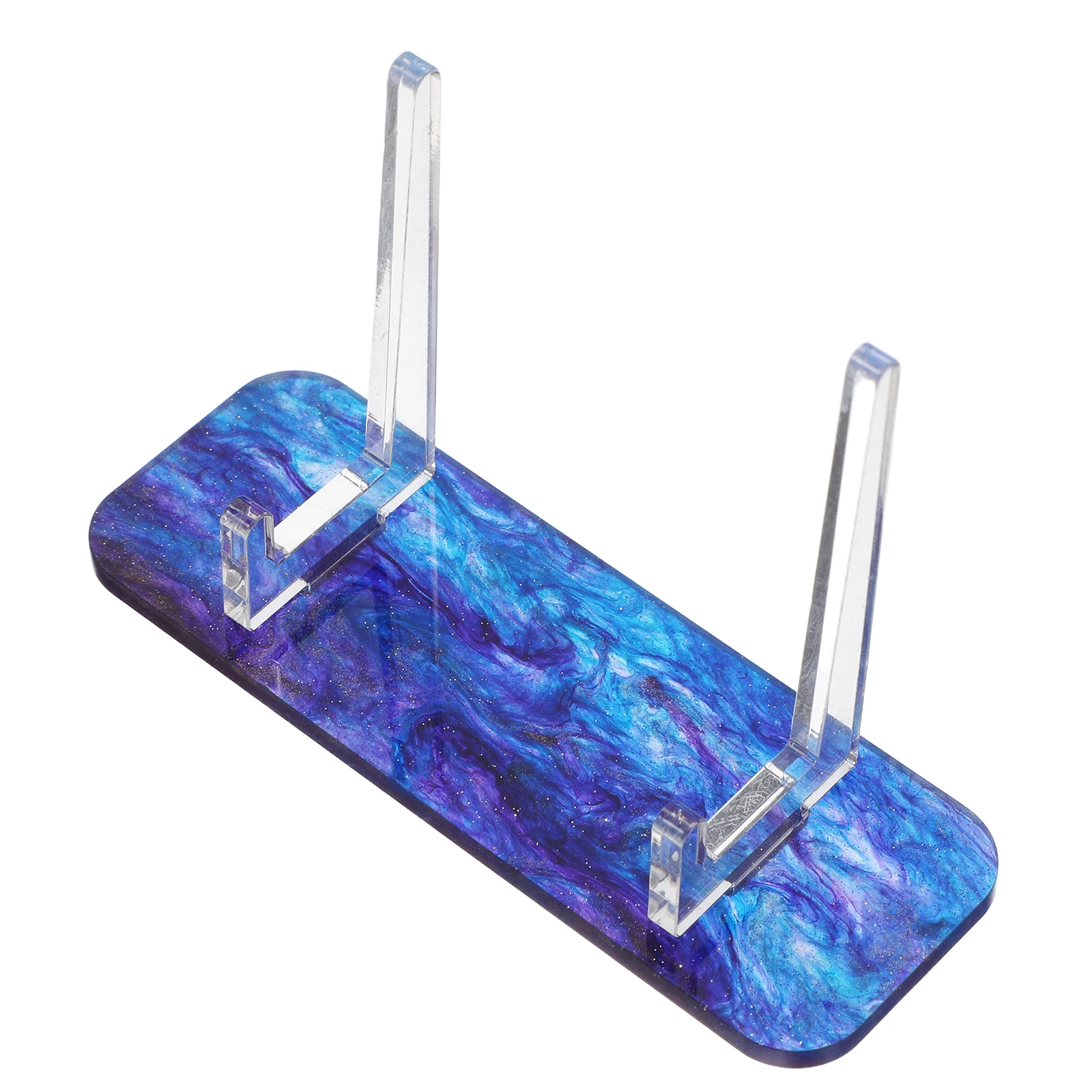 

Small Storage Display Stand Acrylic Plate Rack Clear Holder for Picture Mini Easel Shelf Sign Photo Card Frame Plaque