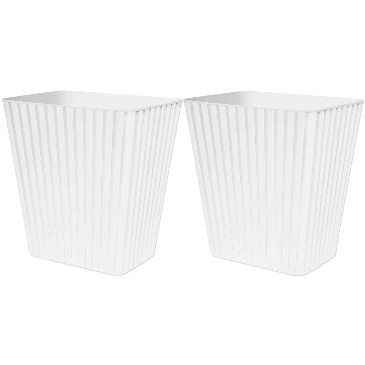 

Small Trash Can 3.5 Gallon Rectangular Wastebasket for Bathroom Laundry Office with Lid