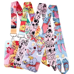 Cute Elephant Lanyard For Keys ID Card Cover Badge Holder Business Phone Charm Key Lanyard Neck Straps Keychain Accessories