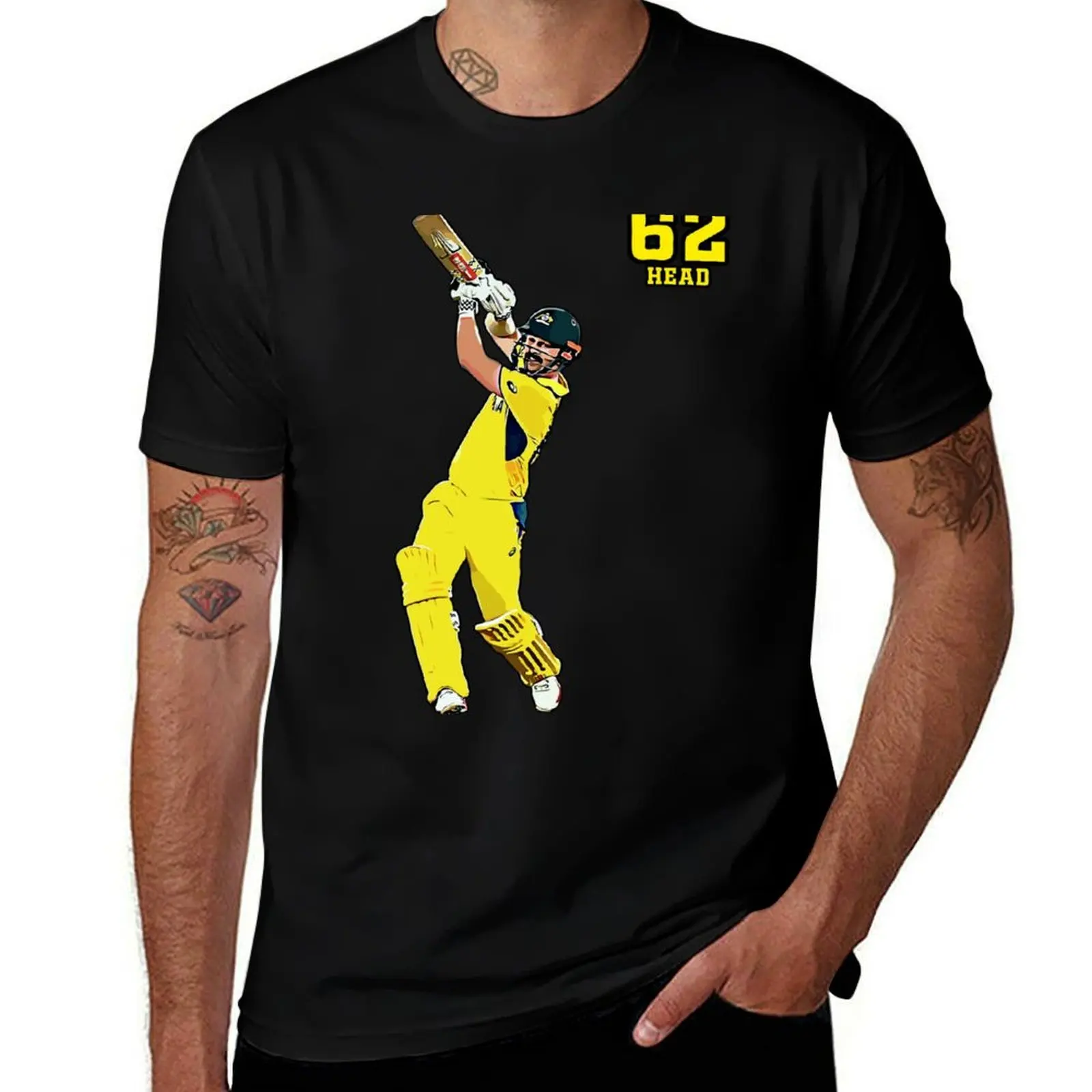 Travis Head - Australian Cricket Player - Batsman - T20 T-Shirt Christmas Theme Tee Top