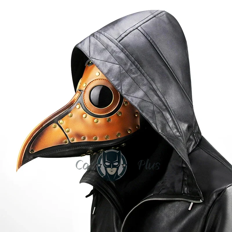 

Маска для косплея в стиле стимпанк из искусственной кожи, пасхальная маска с длинным носом для вечеринки, подарок, ретро маски для бара на Хэллоуин, карнавальный костюм, реквизит для взрослых