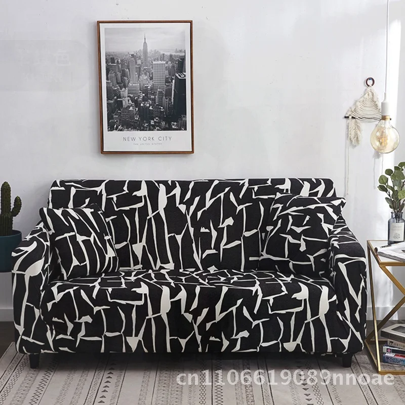 

Эластичный нескользящий чехол для дивана, тканевая подушка, трансграничная секционная защита для дивана Ye Zhiqiu Magic Cube Mocha Green Forest