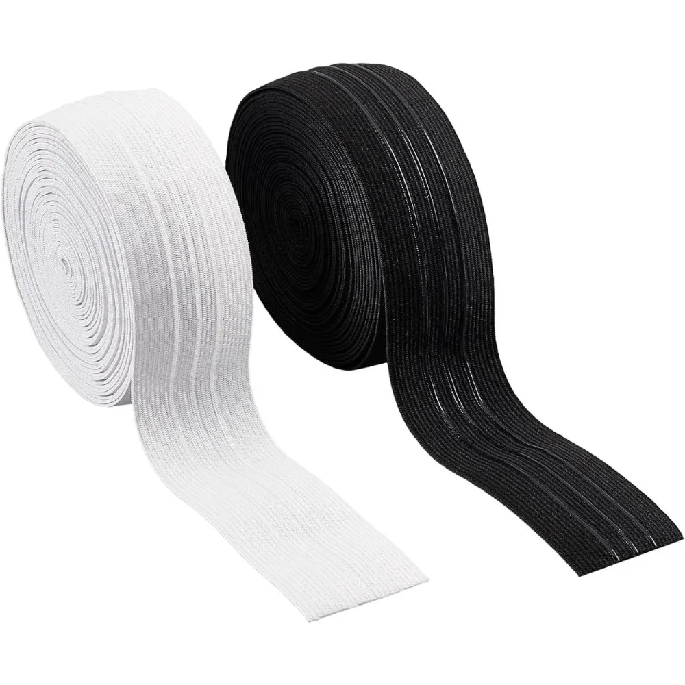 

Нескользящая эластичная лента, 16 ярдов, черно-белая лента на основе, 2-дюймовый захват, эластичная лента, эластичная лента в рулоне