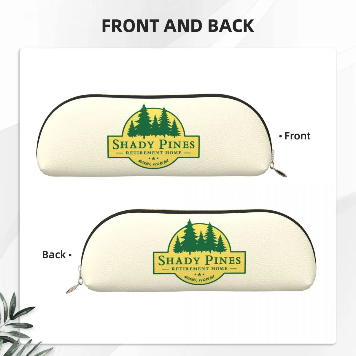 Shady Pines التقاعد المنزل الذهبي الفتيات مقلمة قلم رصاص الحقيبة تخزين لوازم مكتبية صندوق القلم حقيبة أقلام رصاص صبي فتاة