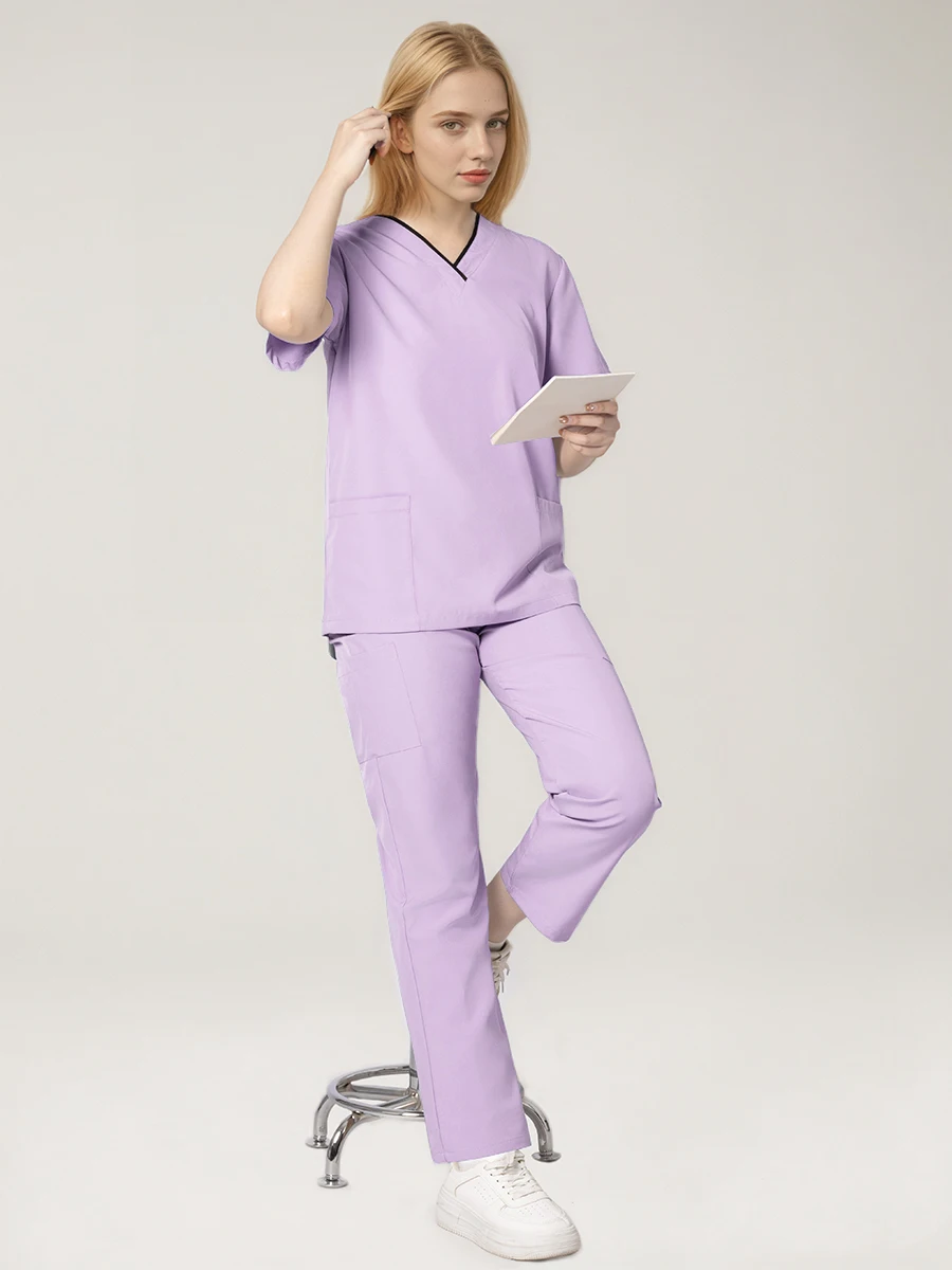 Frauen Krankenschwester Uniform Sets SPA Schönheit Salon Medica Uniform Veterinär Arzt Zahnarzt Arbeitskleidung Peeling Pflege Gesundheitswesen Scrubs Anzug