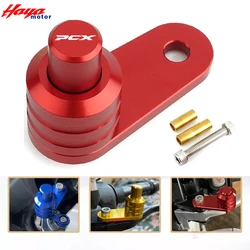 With Logo PCX Parking Brake Switch CNC Aluminum Motorcycle Brake Lever Lock to Prevent Falls For HONDA PCX 160/150/125 PCX150