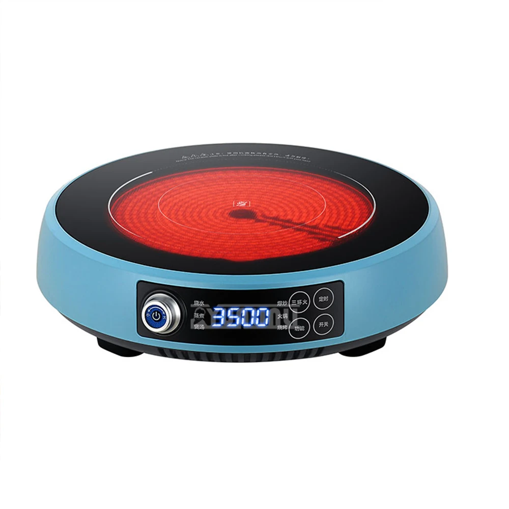 Estufa eléctrica de cerámica para el hogar, calentador de temperatura ajustable, 3500W, 1300W