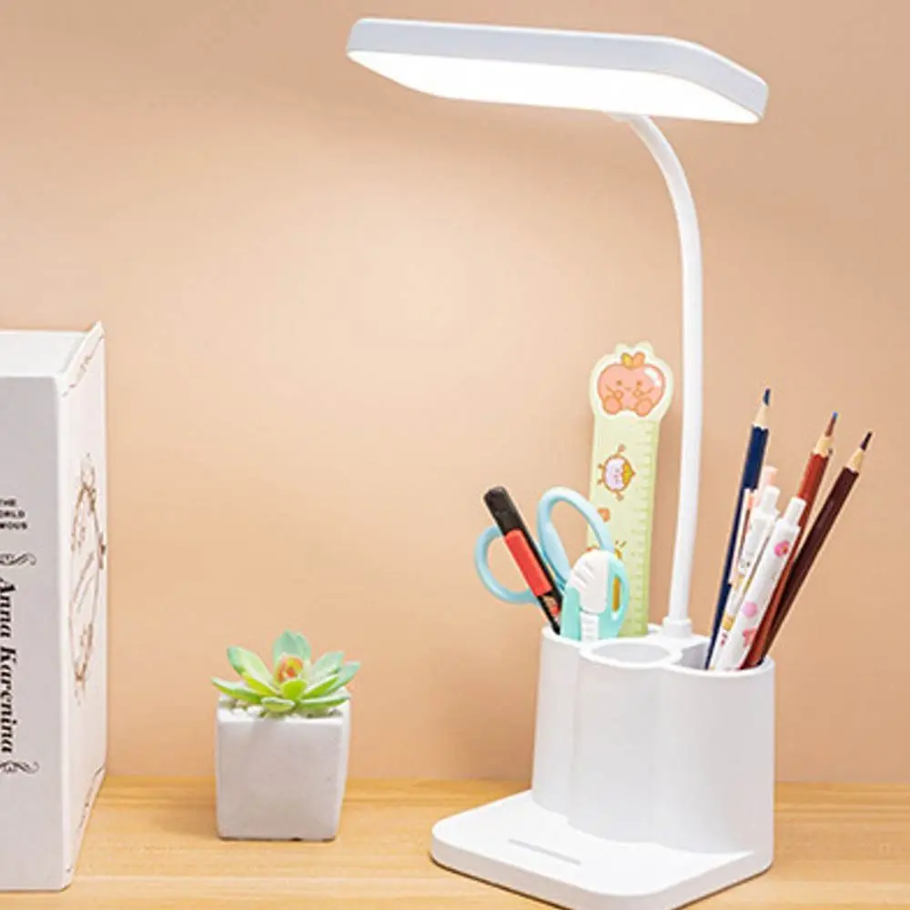 

Eye Protection Penholder Desk Lamp Minimalist Learning Adjustable Reading Table Lamp LED Study Desk