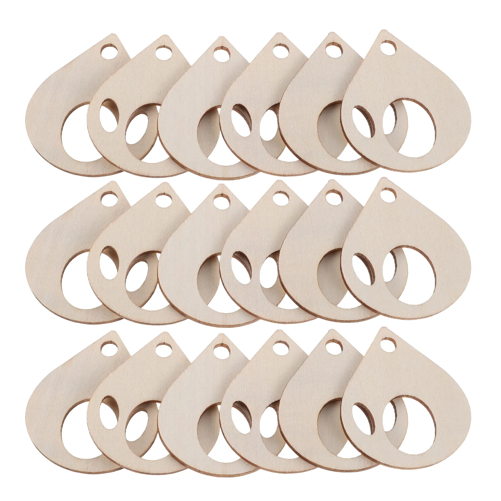 

50 Pcs Cross Stitch Thread Organizer Beige Wooden Sewing Bobbins Storage Embroidery Floss Holder Craft Tool Accessory