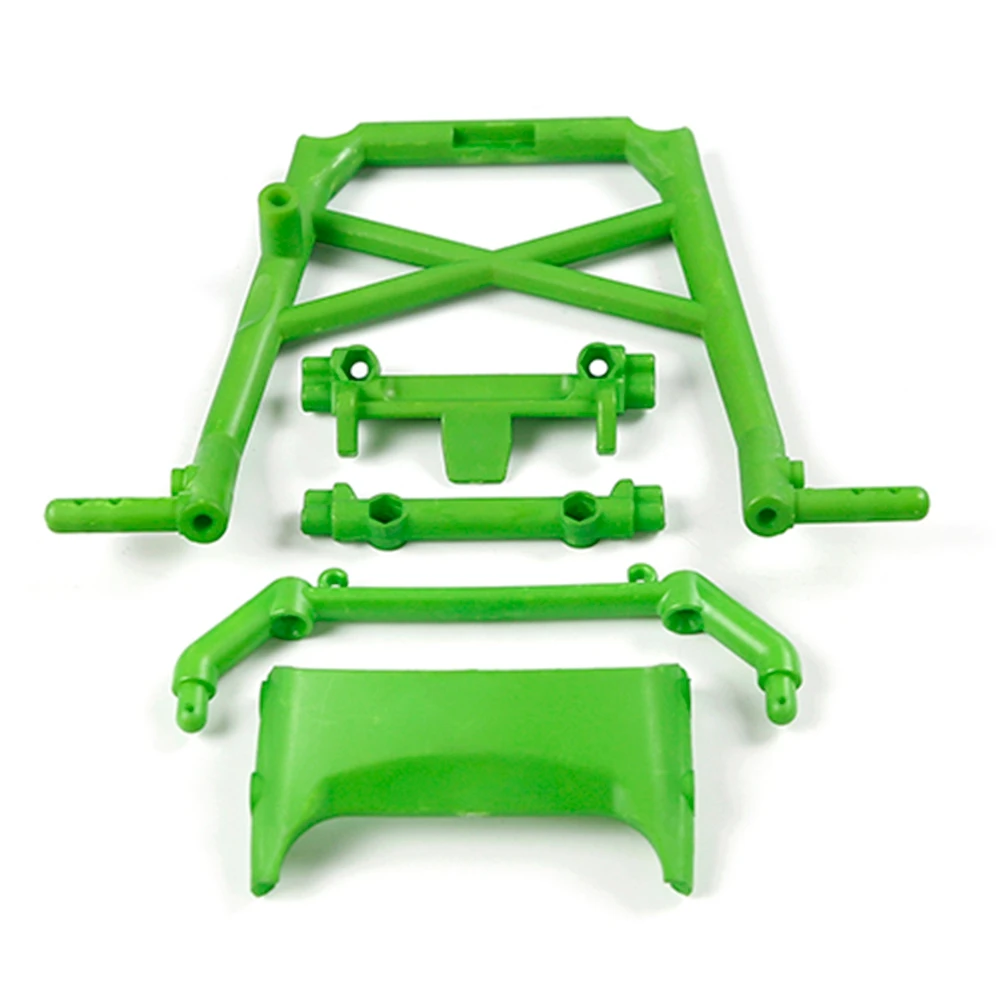 Kit de montaje de portaequipajes de techo de nailon de alta resistencia para 1/5 HPI ROVAN BAJA KM 5B ROFUN BAHA RC CAR Toys PARTS-Verde