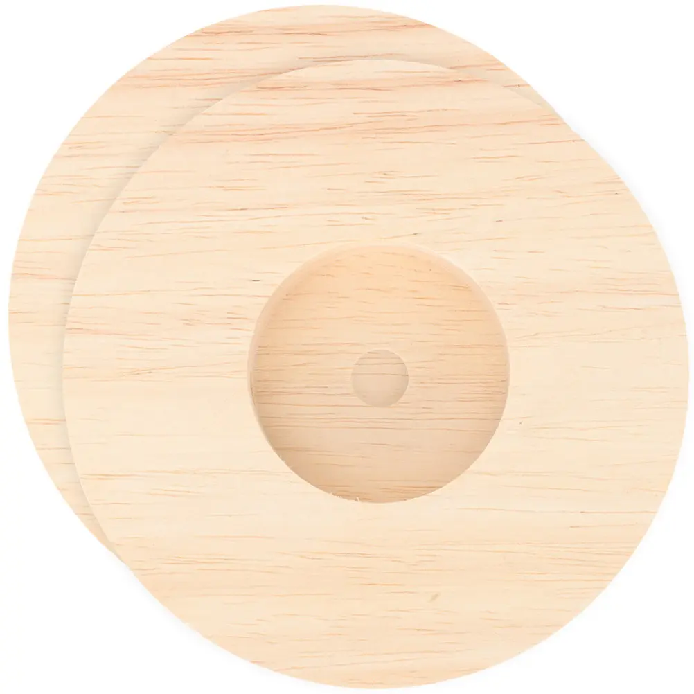 

2 шт. подставки для ламп из массива дерева, натуральные деревянные основания для настольных ламп, гладкий круглый дизайн для дома, офиса, свадьбы, выпускного, праздничного декора