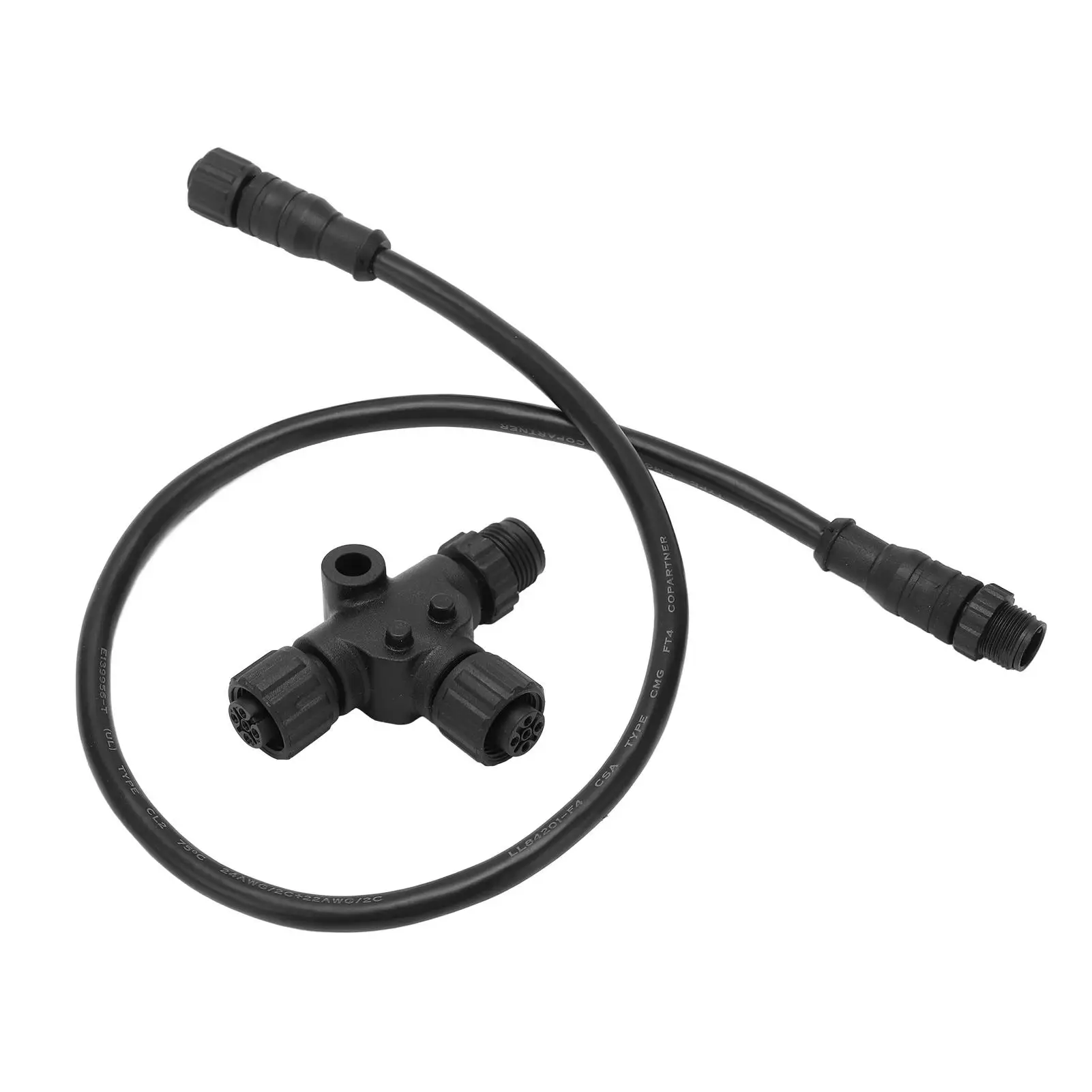 Waterproof T‑Connector for NMEA 2000 Drop Cable - Fast Speed for marine Accessories