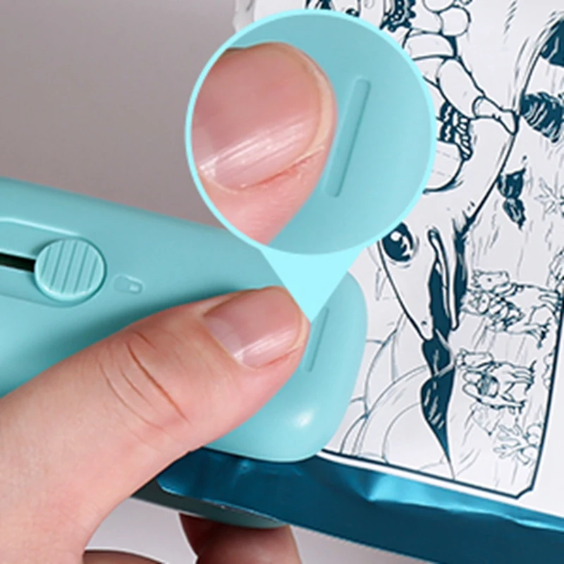 Mini Bag Sealer Handheld Thermal Vacuum Sealer 2 In 1 Heat Sealer And Cutter With Lanyard For Plastic Bag Food Storage