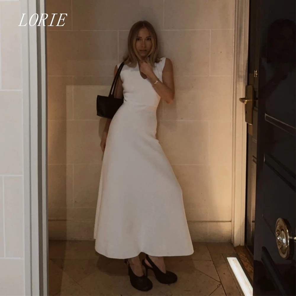 

LORIE Classical Wedding Gown V Neck Applique Sweetheart Wedding Dresses Simple Sleeveless Wedding Robe Customized 2025