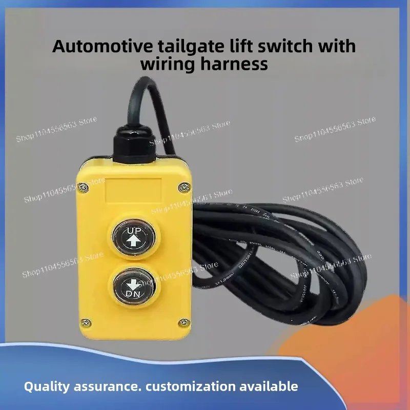 L33A Dump Trailer Remote, 3-Wire Switch, 12V DC Control Accessory for Hydraulic Lift Systems