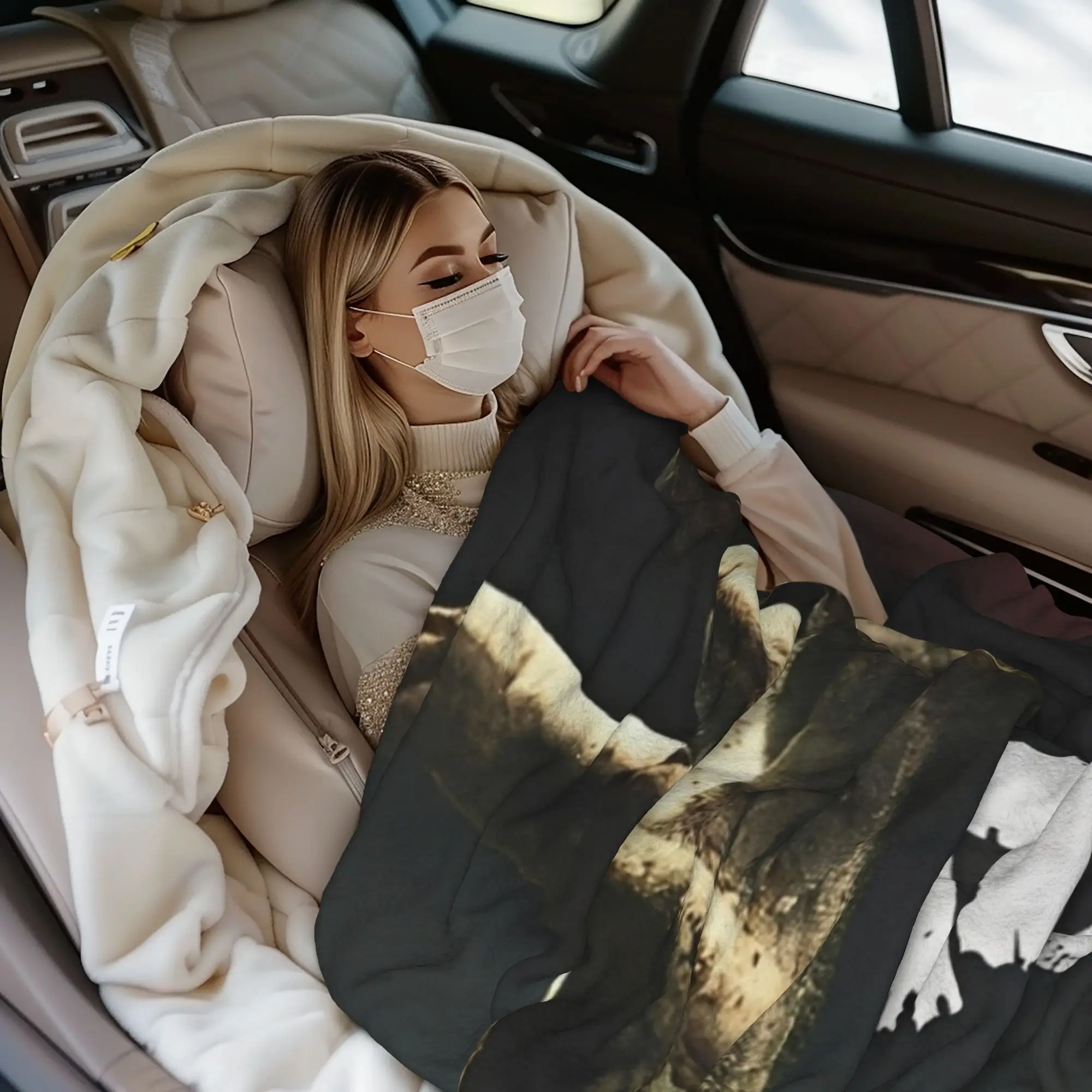 DayZ Shotting Game Blankets Flannel Zombie Attack Soft Throw Blankets for Car Quilt Multi-function