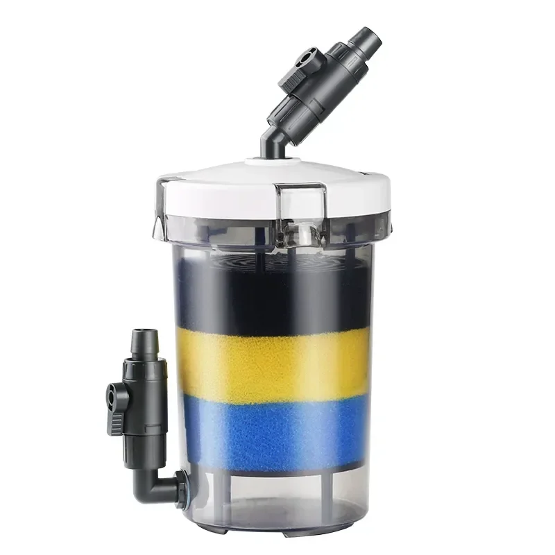 SUNSUN Pre-Filter Biochemical Fish Tank Filter Barrel Ultra-quiet Transparent External Aquarium Filter Bucket