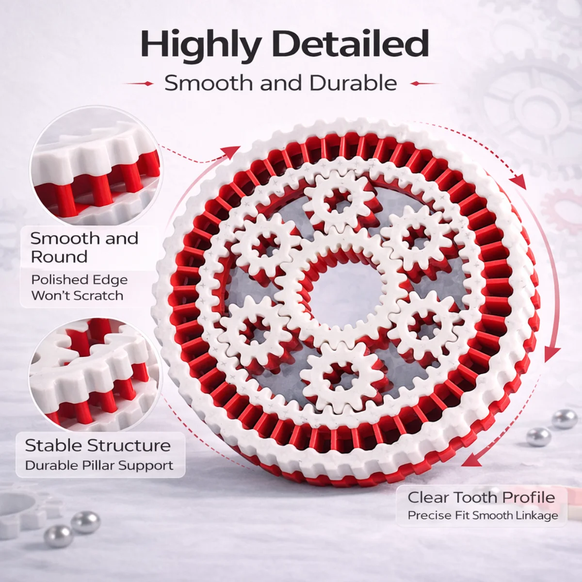 Planetary Gear Fidget Toy – 3D - 3D Printing Gears recension och pris
