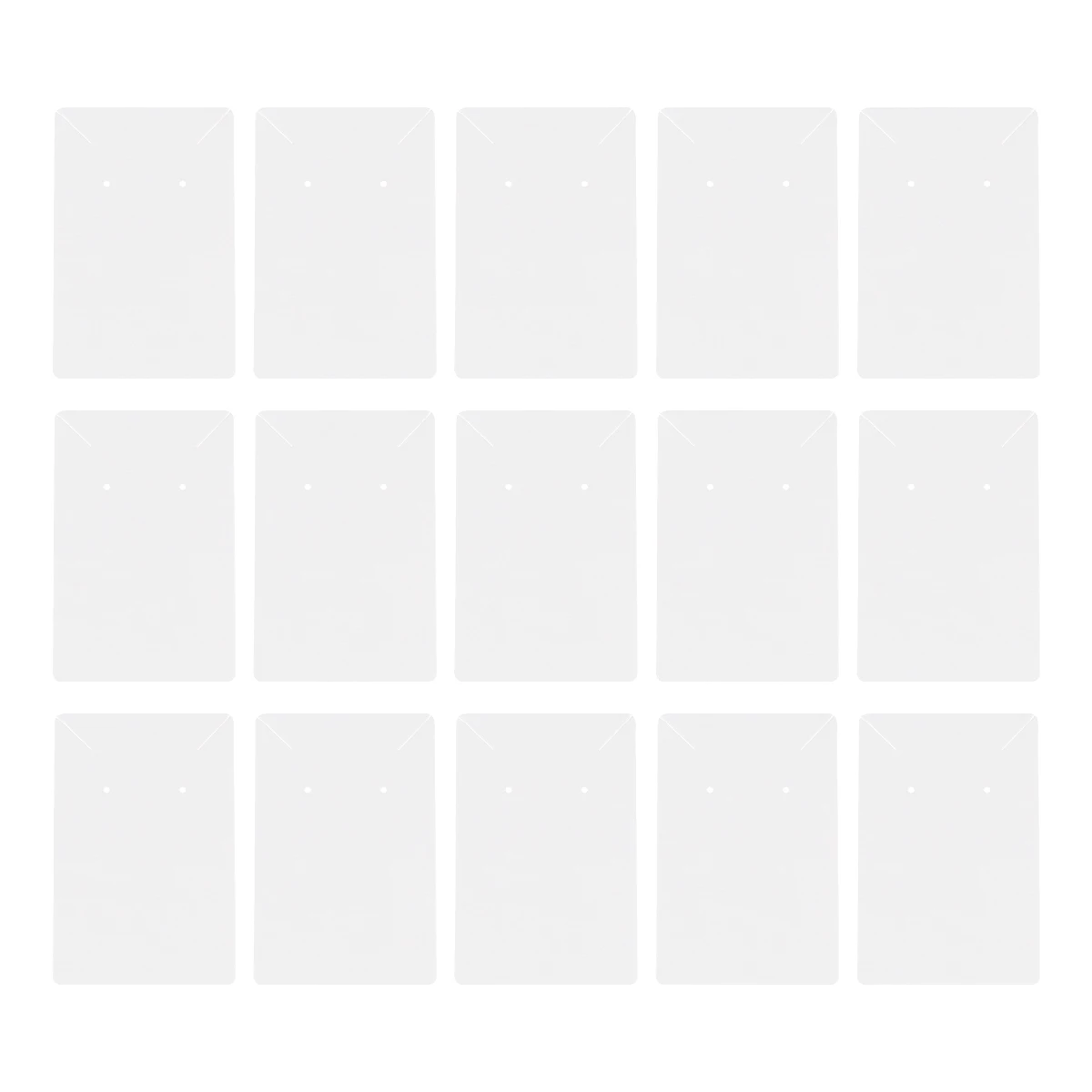 

100 Paper Earring Cards Necklace Holder Stud Display Kraft Jewelry Presentation Background Glitter Box Storage Packaging