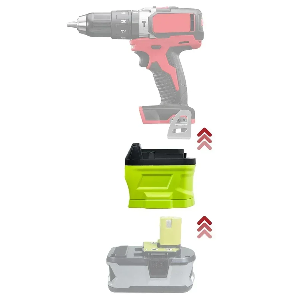 RYB18MIL Adapter Converter for Ryobi 18V Battery to for Milwaukee 18V Cordless Power Tools Convert to for Milwaukee 18V Battery