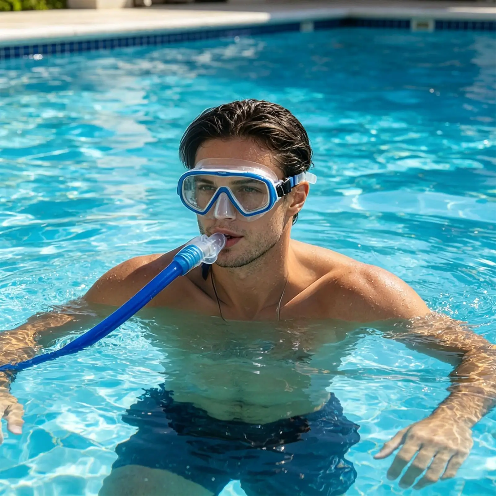 

Diving Breathing Tube Ergonomic EVA Float Training Respirator Hose Underwater Breathing Device For Men Women Beginner Swimming