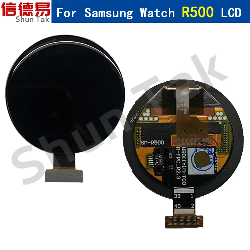 Super AMOLED For Samsung Galaxy Watch Active SM-R500 R500 display + touch repair parts without NFC For Samsung Watch R500 LCD