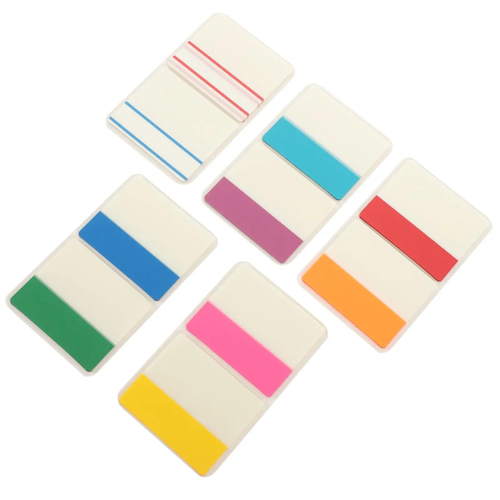 

5 Books Index Stickers Bookmark Sticky Tabs Self Adhesive Binder Color Note Annotation Kit Notes The Pet Divider Flags