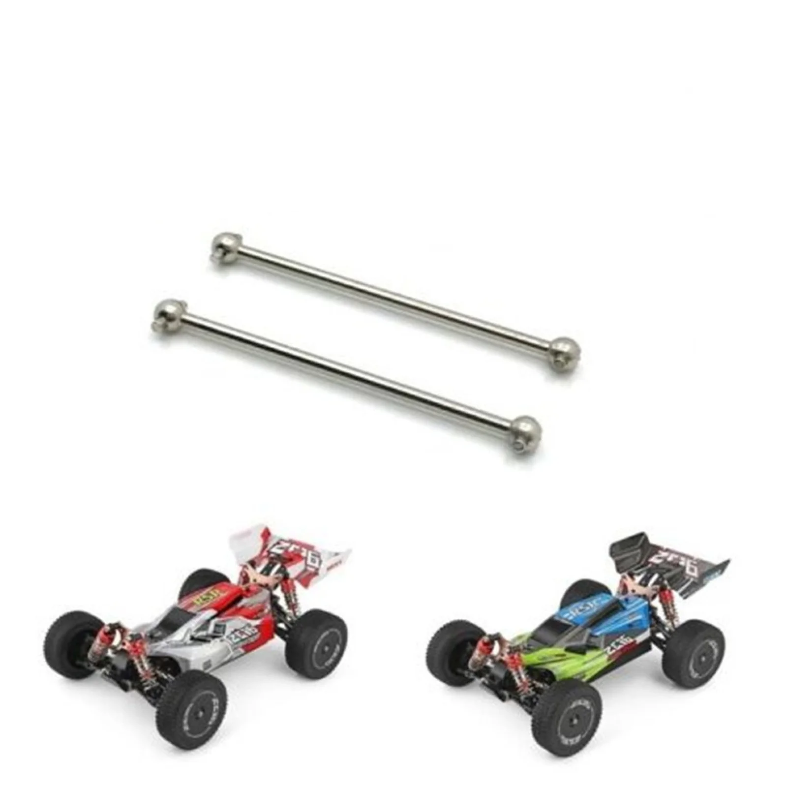 

For WLtoys 1/14 144010 Metal Upgrade Front and Rear Drive Dog Bone 144001 144002 1/12 124016 124017 124018 124019 RC Car Parts