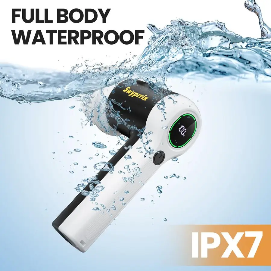 Szczotka do czyszczenia łazienki, bezprzewodowa szczotka obrotowa, w pełni wodoodporna IPX7 z 6 wymiennymi główkami do czyszczenia wanny, kuchni i okien.