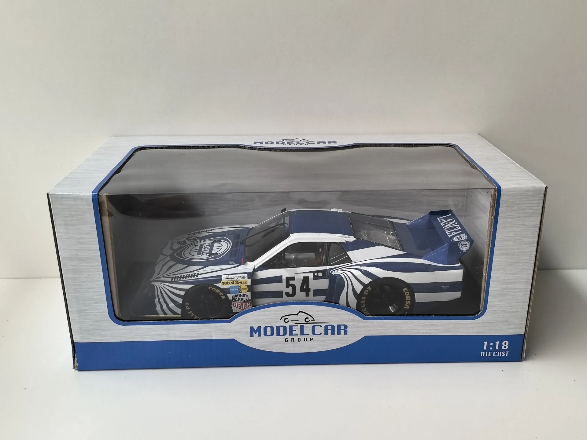 

Diecast MCG 1/18 Scale LANCIA Beta Monte Carlo GR.5 #54 1980 Lancia Racing Alloy Car Model Collectible Toy Gift Souvenir Display