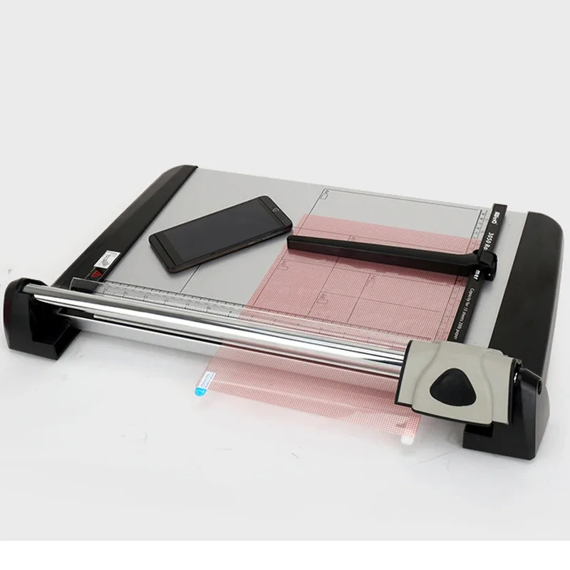 3050 Carbon Steel Rolling Paper Knife Precision Paper Photo Trimmer Leather Work Permit Cutter ID Photo Splitting Machine