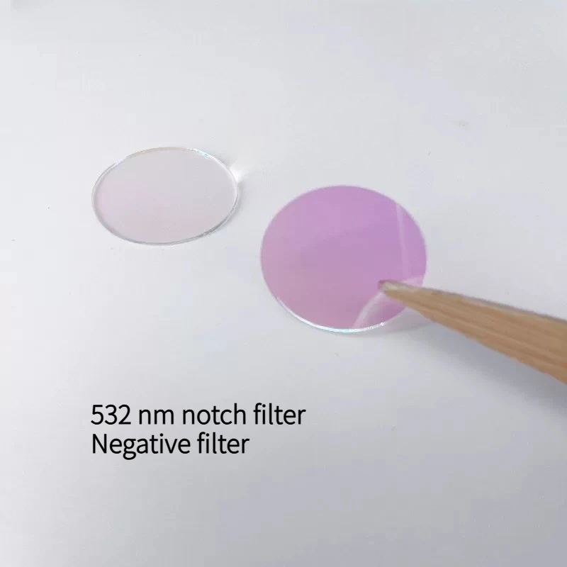 532nm Notch Filter 532nm Band-Stop Filter Blocks Green Light Transmits Red Blue Light