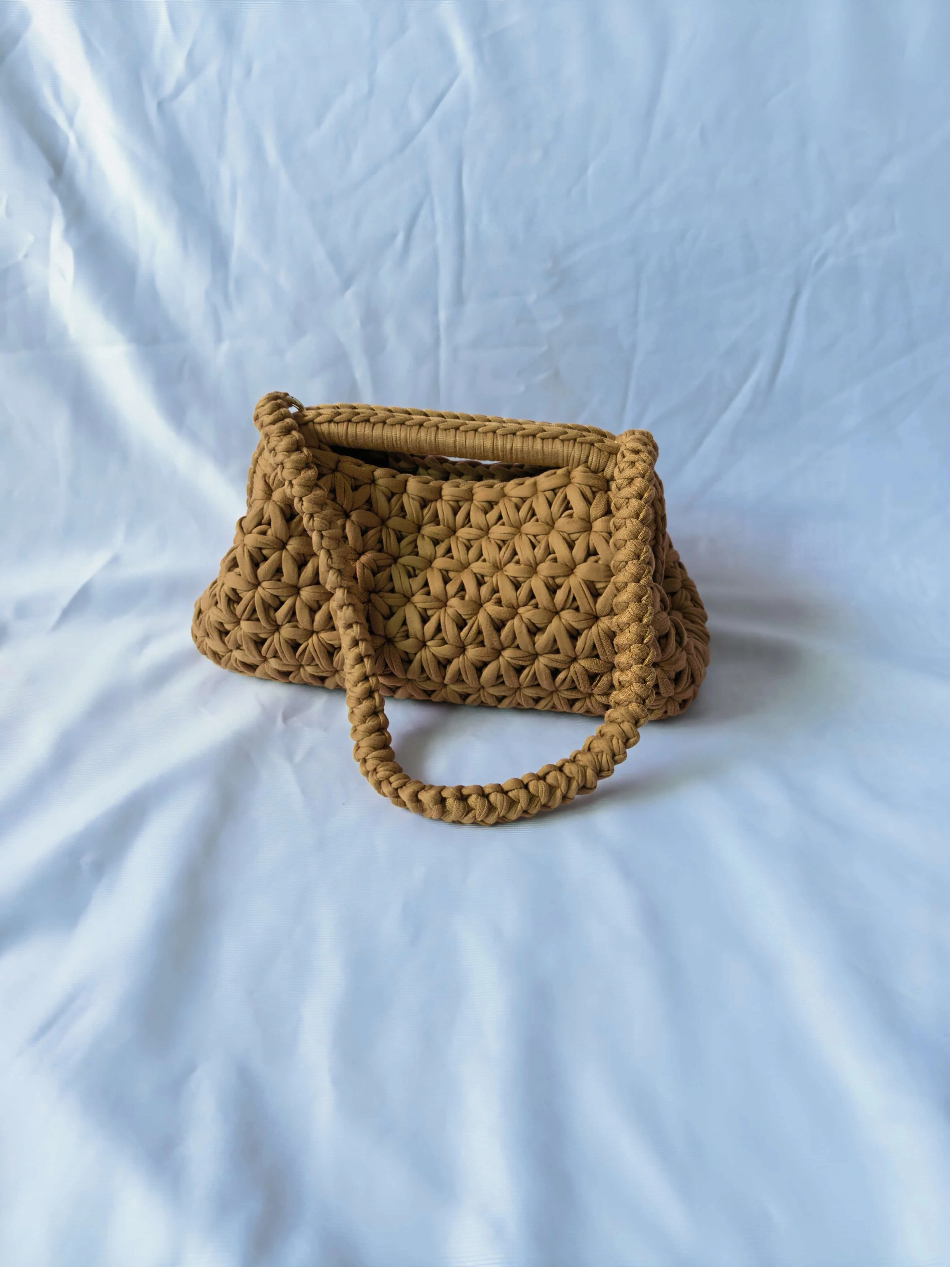 Handgehäkelte Fransen-Umhängetasche für Damen, modische Achseltasche – Detail 8