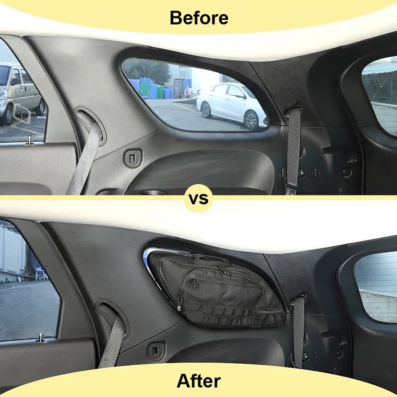 باوا نافذة خلفية حقيبة التخزين ل دودج دورانجو 2011-2025 صندوق السيارة تستيفها صندوق منظم الملحقات