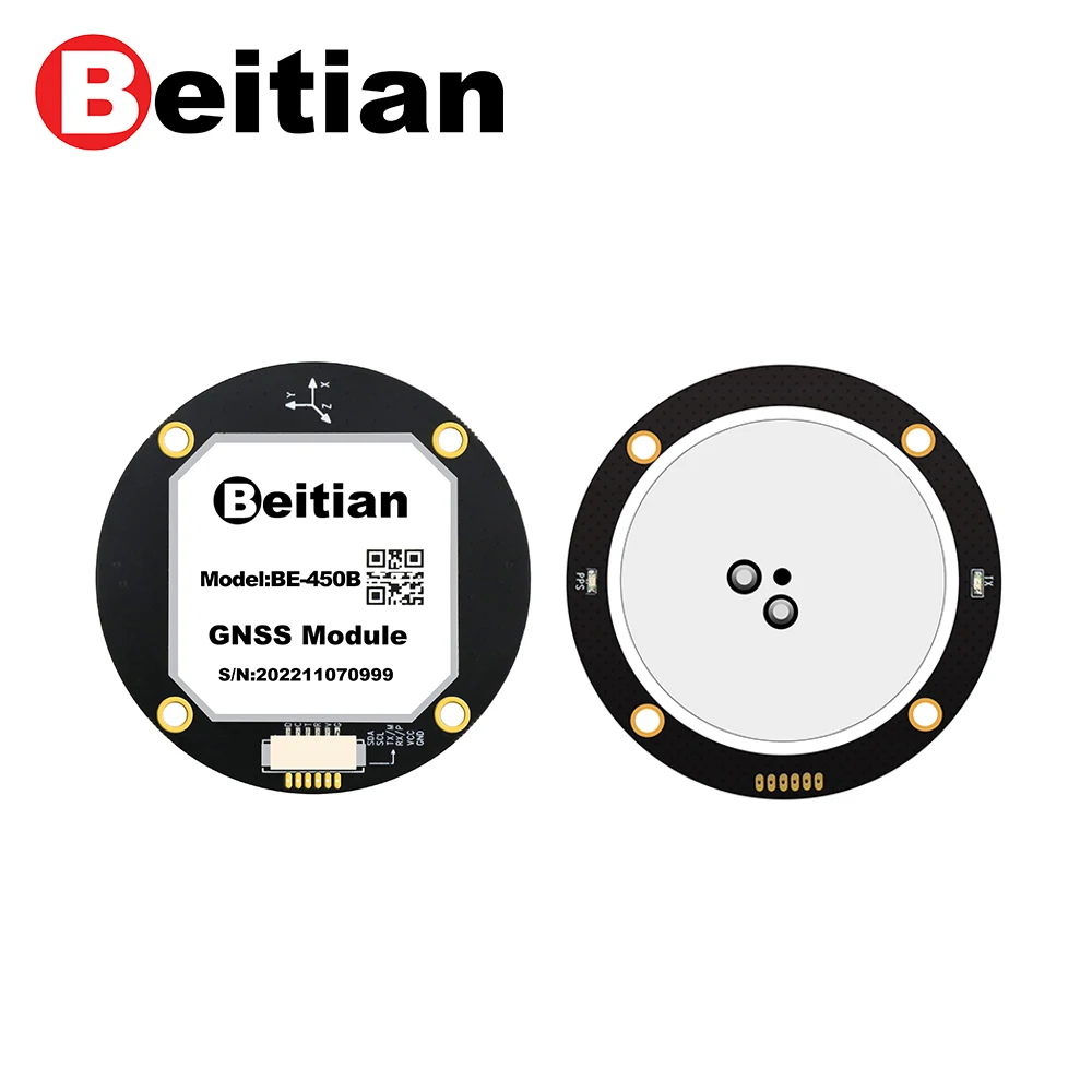Beitian UBX M10050 GPS BDS GALILEO SBAS QZSS Antenna patch ceramica QMC5883 Modulo GNSS livello RS-232 BE-450B