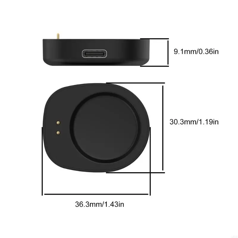 G8DF Type C Input Charging Station Holder For T-REX3 Watch Convenient Backup