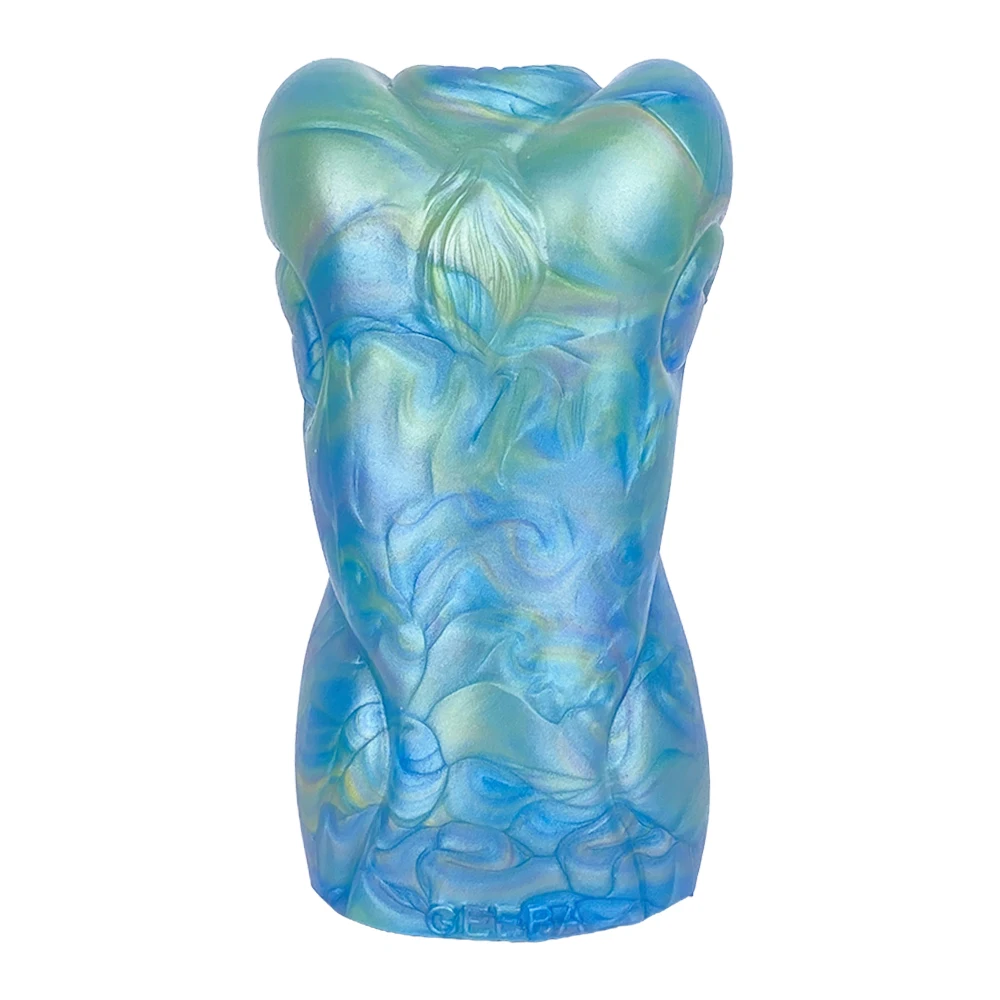 Geeba masculino castor cão masturbadores masculinos silicone bolso buceta Stroker vagina realista único canal brinquedos sexuais para homens onahole