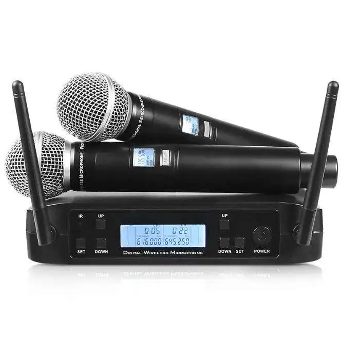 

Dynamic Microfono Dropshipping RTS youtube button GLXD4 professional wireless microphone