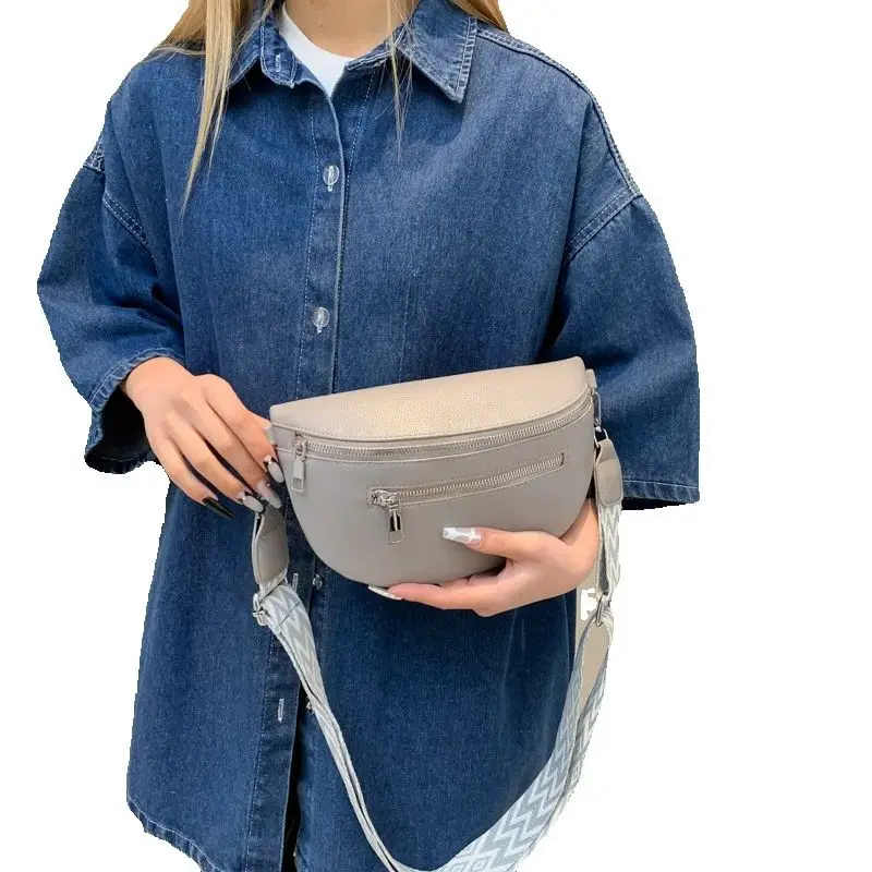 

Luxury Designer Women's Chest Bag PU Bags Multi-pocket Fashion Sling Bag Travel Outdoor Bags Women Stylish Crossbody Bags