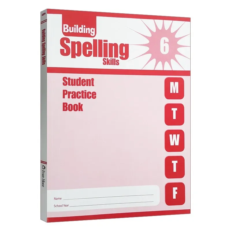 Evan-Moor Building Spelling Skills, Grade 6 Workbook,aged 9 10 11 12, English book 9781596732186