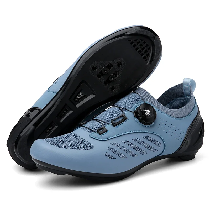 MTB Cycling Shoes Men Route Cleat Road Bike Shoes Speed Flat Sneaker Racing Women Bicycle Triathlon Mountain Spd Biking Footwear