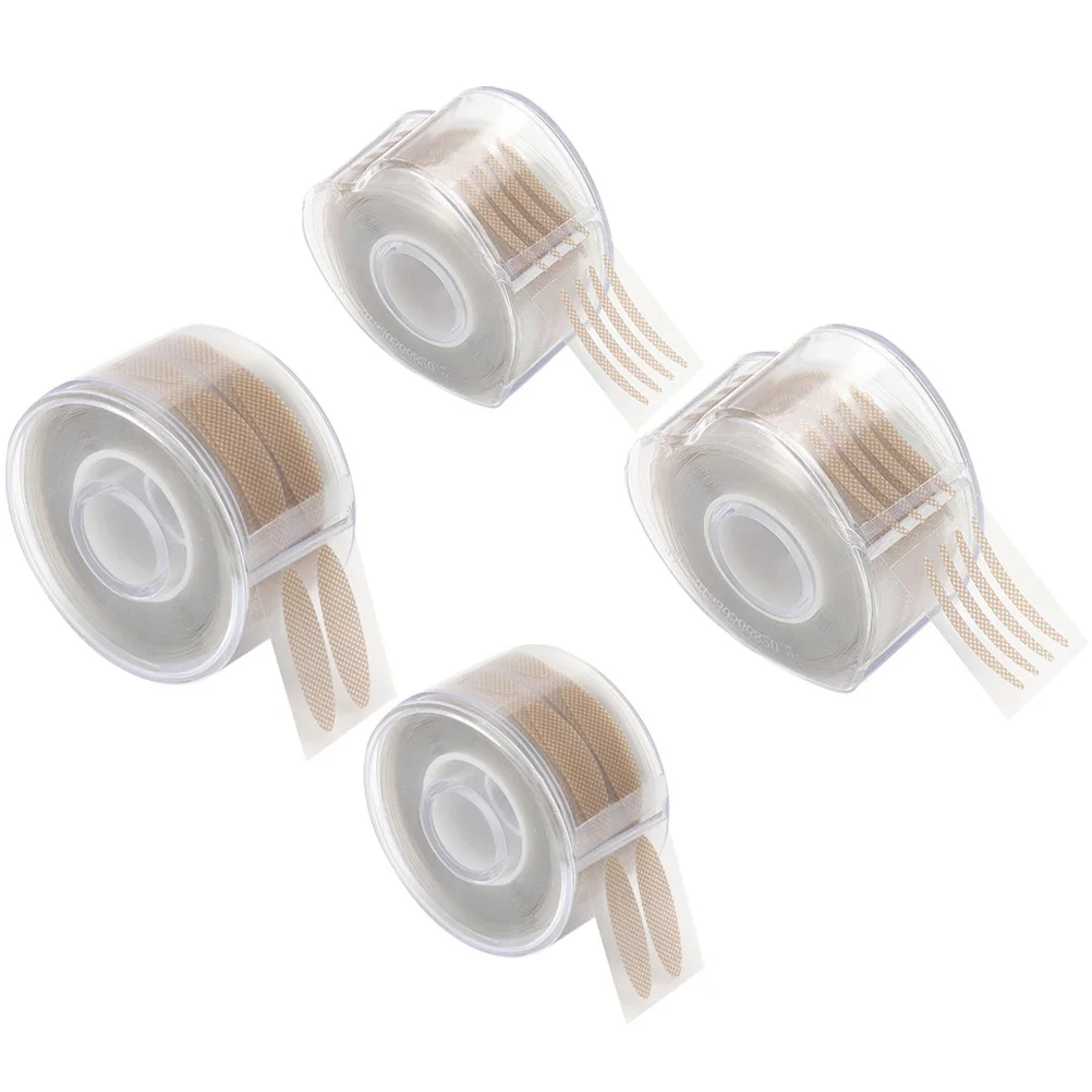 

4 Rolls Double Eyelid Stickers Adhesive Eyelid Lift Tape Quick and Easy Charming Eyes Home Makeup Gift for Girls Women